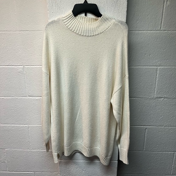 Lane Bryant Cozy Cream Knit Sweater - Picture 1 of 4